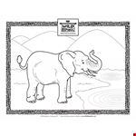 Free Printable Adult Coloring Pages Of Elephant example document template 