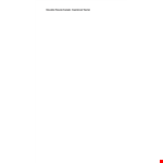 Experienced Teaching example document template 