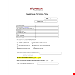 Sales Referral Form Template example document template