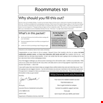 Create a Harmonious Home with Our Roommate Agreement Template - Free to Download Today! example document template