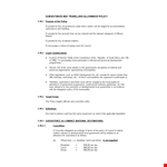Travel Allowance Policy Template Fyyxulnq example document template