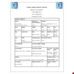Missing Person Police Report Template example document template