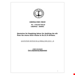 Labour Quotation In Pdf example document template