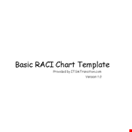 Create and Implement RACI Chart - Basic Guide | ITSM Transition example document template