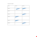 Comparison Chart Sample Template example document template