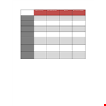 Staff Checklist Template example document template