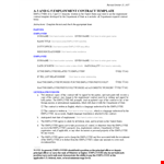 Employment Contract: Protect Your Rights as an Employee and Employer | Click now example document template