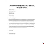Apology letter to unsatisfied customer example document template