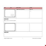 Story Board example document template 