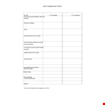 Job Comparison Chart Template example document template