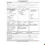 Leave of Absence Template - Employee, Medical, Personal, Family example document template 