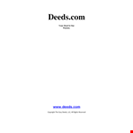 Quit Claim Deed Template in Nevada - Create & Transfer Property Rights | Sharon McKinnis example document template