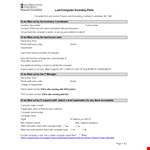 Lost Computer example document template