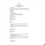 Entry Level Financial Analyst Resume example document template