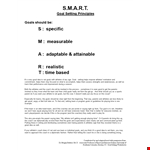 Smart Goals for Athletes with Our Easy-to-Use Template example document template