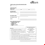 Cancellation Letter Template for Credit Card | Citibank Credit | CTR Optimization example document template