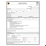 Employee Incident example document template