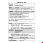 Visual Arts Lesson Plan Template example document template