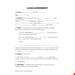 Create a Legal Loan Agreement | Free Template | Borrower & Lender Must Knows example document template
