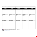 Create a Simple Project Calendar Template for Efficient Planning and Organization example document template