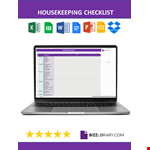 Housekeeping Checklist example document template