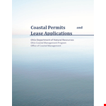 Coastalpermits Leasebooklet example document template