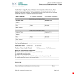 Free Employee Termination Form Template - Efficient and Smooth Termination Process example document template