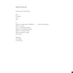 Salary Transfer Letter Template example document template