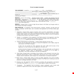 Patent Assignment Agreement Sample example document template