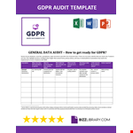 GDPR Audit example document template