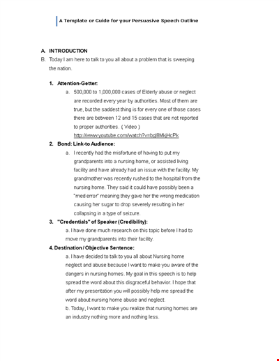 Speech Outline