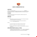 Create an Effective Communication Plan for Your Fitness and Wellness Programs - Download Template example document template