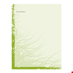 Professional Letterhead Templates - Customizable & Easy-to-Use example document template