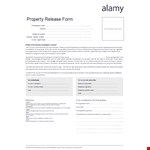 Property Release Form: Easily Release Photographer Rights with a Location Release Form example document template