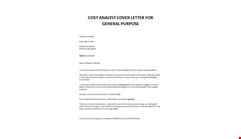 cost-analyst-application-letter