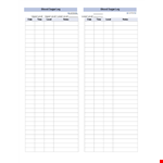 Log Chart Template example document template