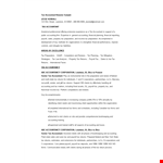 Tax Accountant Resume Sample example document template