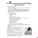 Teaching Job Application Letter example document template 