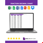 Fraction Decimal Chart example document template