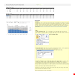 Dynamic Baseline Stacked Column Chart Excel example document template