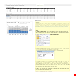 Dynamic Baseline Stacked Column Chart Excel example document template 