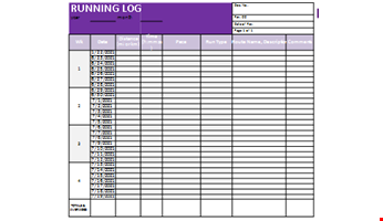 Running Log in Excel