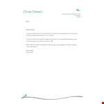 Free Personal Letterhead Samples example document template