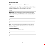 Create an Outstanding Research Paper with Our MLA Format Template and Guidelines example document template