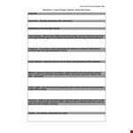 Project Proposal Template - Includes Project Details and Summary example document template