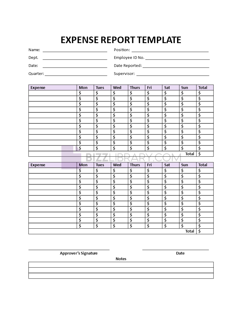 expense report Main Image expense report