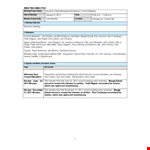 Example Of Project Meeting Minutes Template example document template