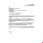 How to Write a Grievance Letter to Contact State Service example document template