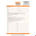 Tax Invoice Receipt example document template
