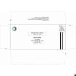 Custom Envelope Templates | Free Design Options | Download Now example document template